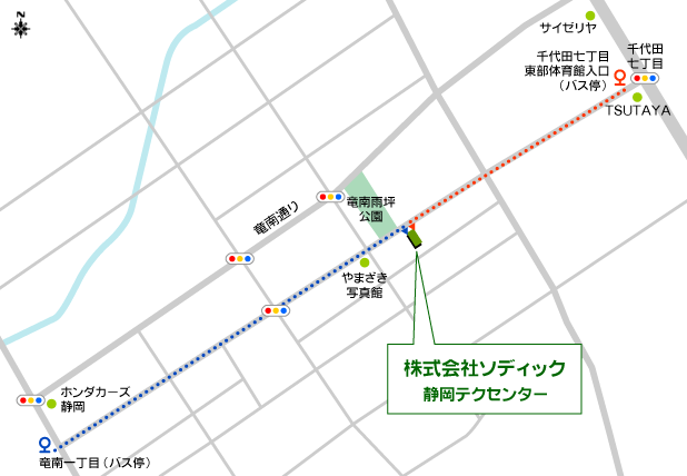 静岡テクセンター 地図