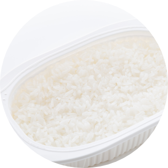 Aseptic-packaged cooked rice, chilled rice