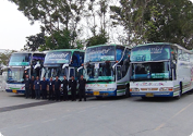 Shuttle busses exclusively for employees