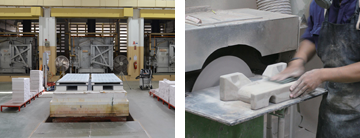 Ceramic components production line