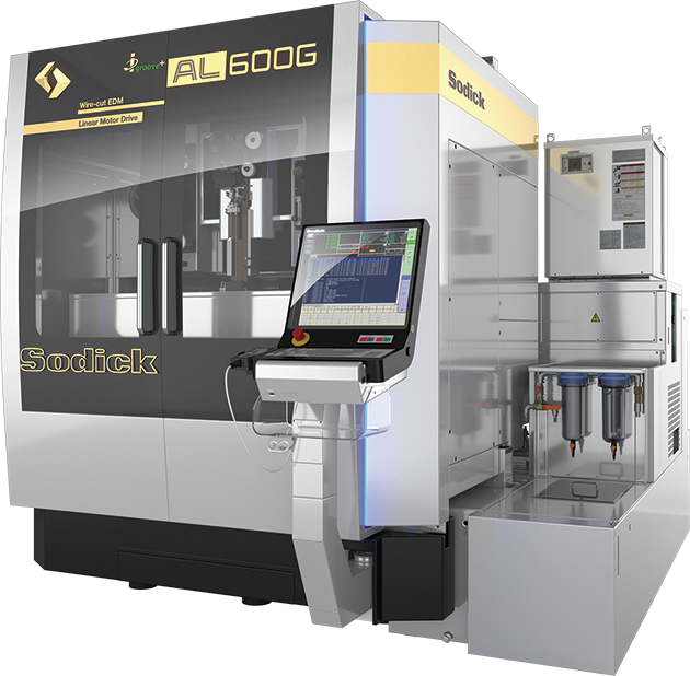 ワイヤ放電加工機