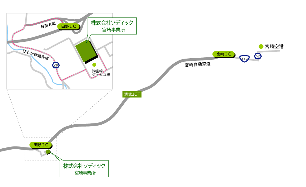 宮崎事業所 地図