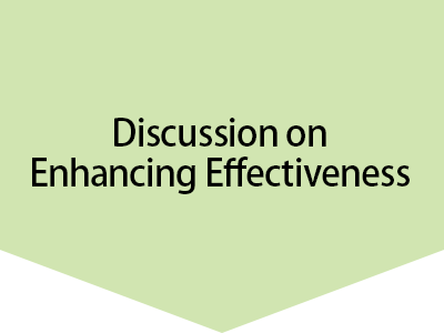 Discussion on Enhancing Effectiveness