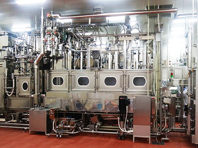 CIP Automatic Boiling Machine with Reversing Baskets