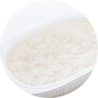 Aseptically-packaged cooked rice, chilled rice