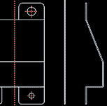 If the bending coefficient is specified, the neutral plane is calculated from the product cross-section to create the cross-section after development.