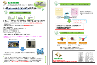 ギュレータとコンデンサの交換推奨パンレット